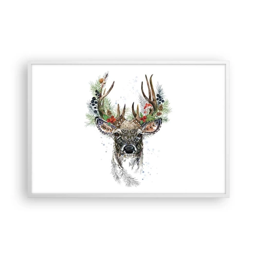 Plagát v bielom ráme - V slávnostnom rúchu - 91x61 cm