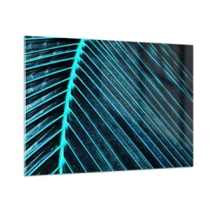 Obraz na skle - Textúra zelene - 100x70 cm