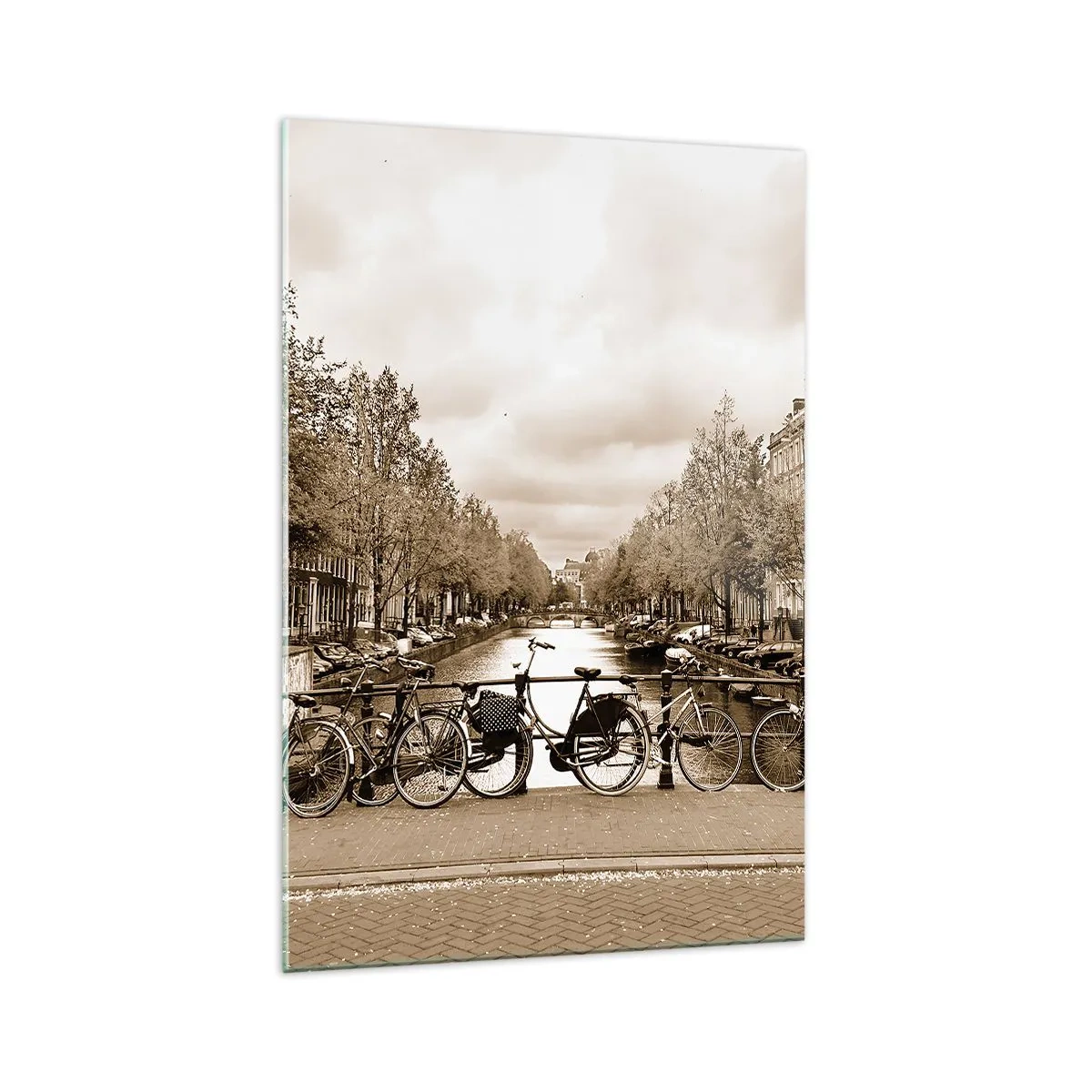 Obraz na skle - Holandská atmosféra - 70x100 cm