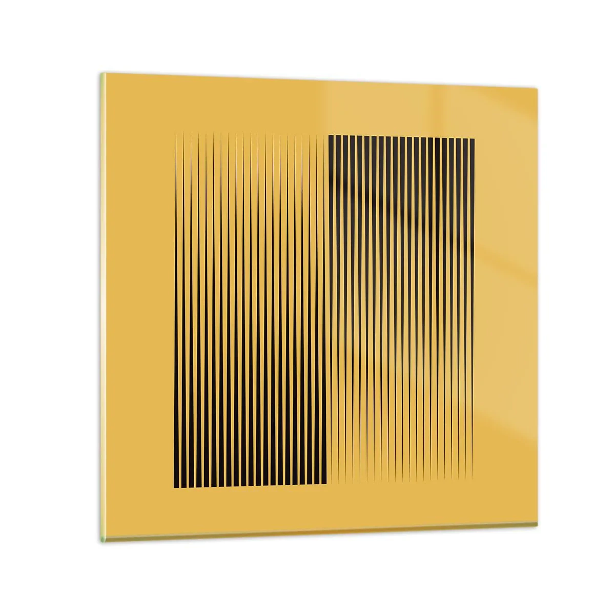 Obraz na skle - Štvorec protikladov - 50x50 cm