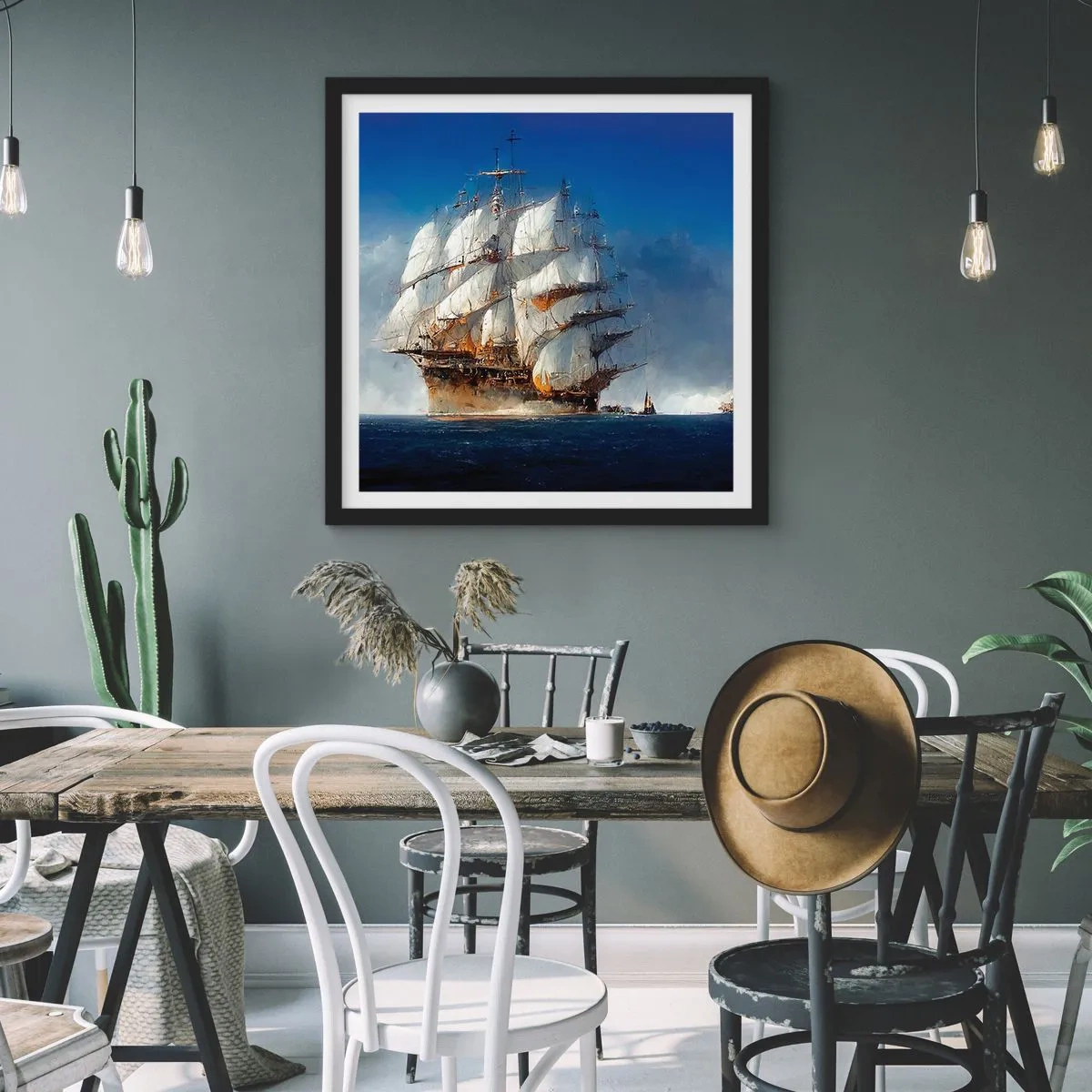 Plagát v čiernom ráme - The great glory! - 50x50 cm