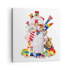 Obraz na plátne - Poklady dieťatka - 60x60 cm