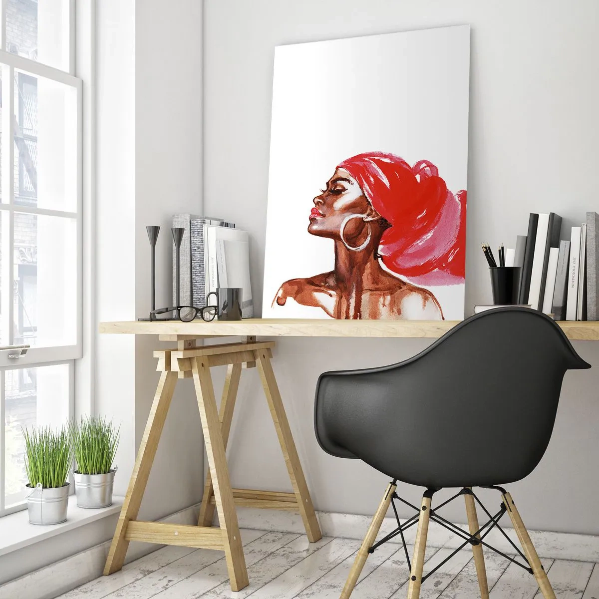 Obraz na skle - „Existuje vietor, ktorý rozťahuje mužské nozdry“ - 50x70 cm