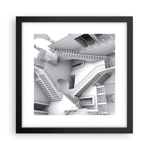 Plagát v čiernom ráme - Paradoxy prostoru - 30x30 cm
