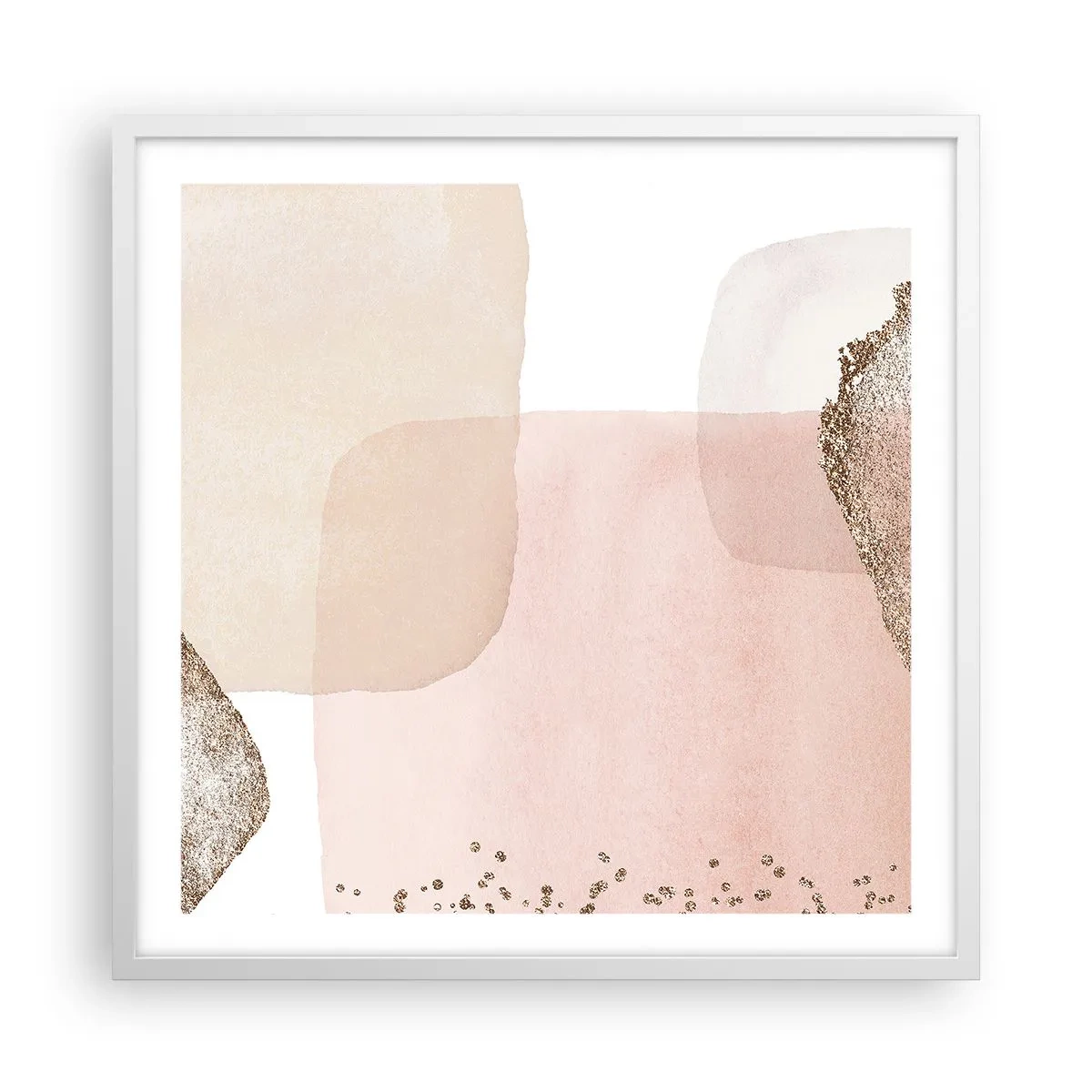 Plagát v bielom ráme - Pohľad cez farby - 60x60 cm