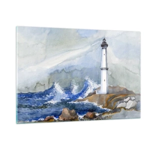 Obraz na skle - Proti tme a hromobitiu - 120x80 cm