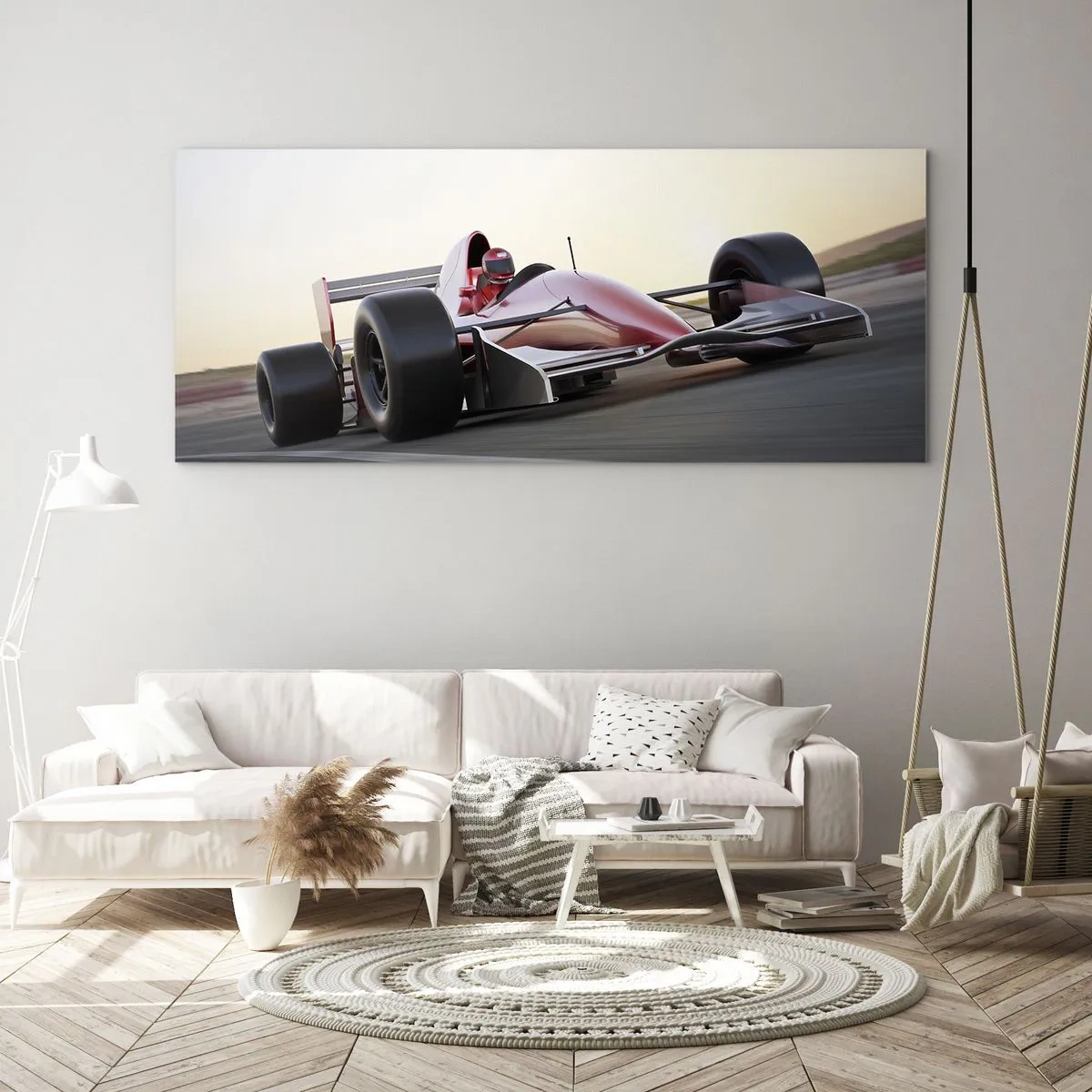 Obraz na skle - Vždy víťaz - 100x40 cm