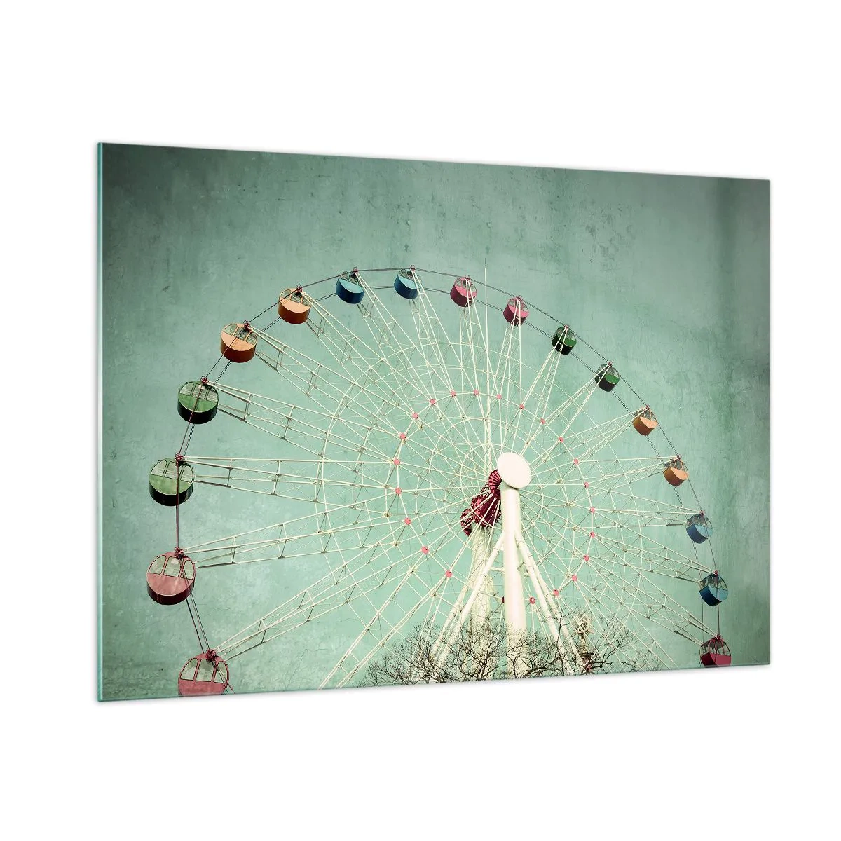 Obraz na skle - Pozývame vás na zábavu - 100x70 cm