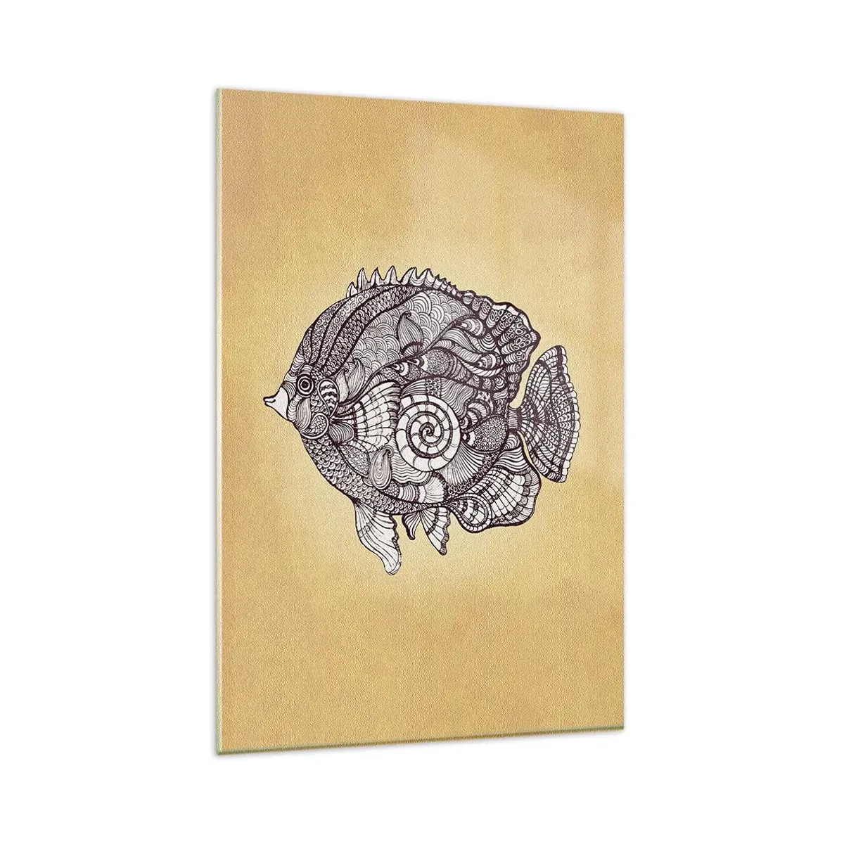 Obraz na skle - Z oceánu ornamentov - 80x120 cm