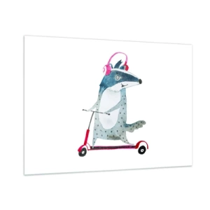 Obraz na skle - Jazvečie radosti - 100x70 cm