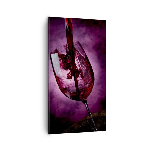 Obraz na plátne - Šarlát? Karmín? Nie, rubín. - 55x100 cm