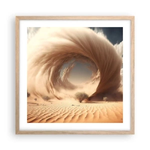 Plagát v ráme zo svetlého duba - Otvorený portál - 50x50 cm