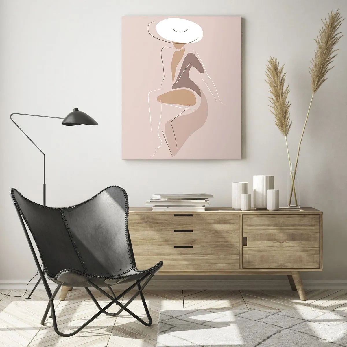Obraz na skle - Ako vyzerá pravá dáma? - 70x100 cm