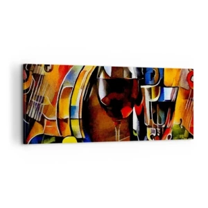 Obraz na plátne - Aj svet dostáva farby - 100x40 cm