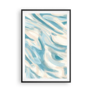 Plagát v čiernom ráme - Jarné závany - 61x91 cm