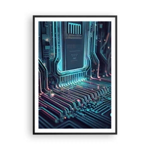 Plagát v čiernom ráme - Len tak premýšľam… - 70x100 cm