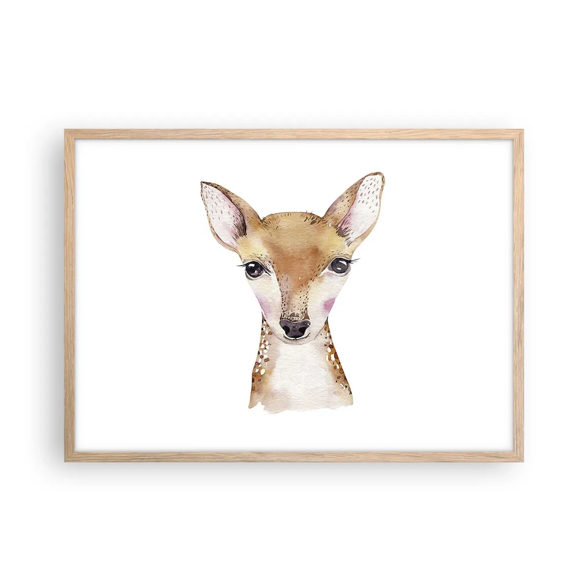 Plagát v ráme zo svetlého duba - Povaha nevinnosti - 70x50 cm