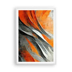 Plagát v bielom ráme - Žiar a chlad - 70x100 cm