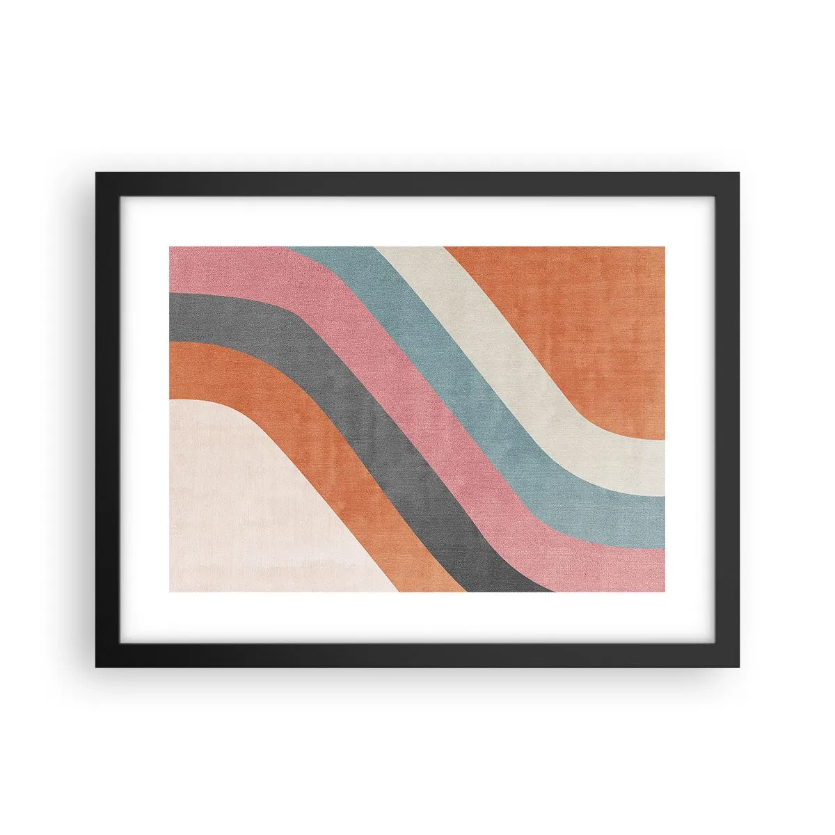 Plagát v čiernom ráme - Diagonálna kompozícia – pohyb - 40x30 cm