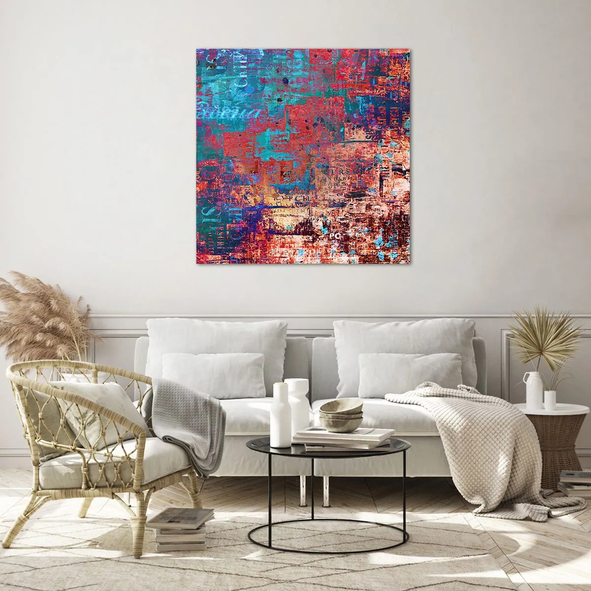 Obraz na skle - Pamäť a zabudnutie - 40x40 cm