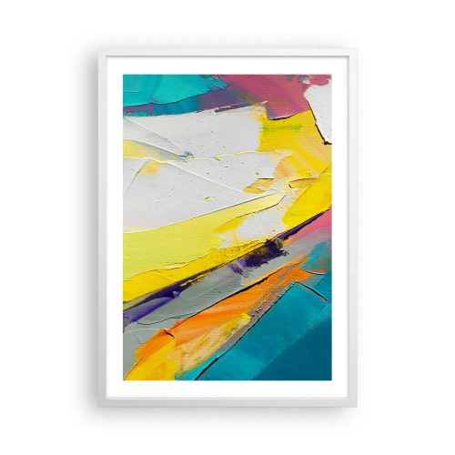 Plagát v bielom ráme - Anatómia svetla - 50x70 cm