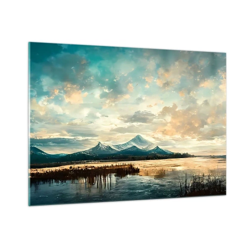 Obraz na skle - Pod ochranou neba - 100x70 cm