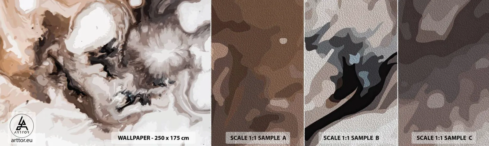 Vzorka fototapety Premium Sand - Zrodenie galaxie - Abstrakcia, Kus, Moderný vzor - 100x30 cm