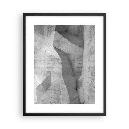 Plagát v čiernom ráme - Skutočná výzva - 40x50 cm