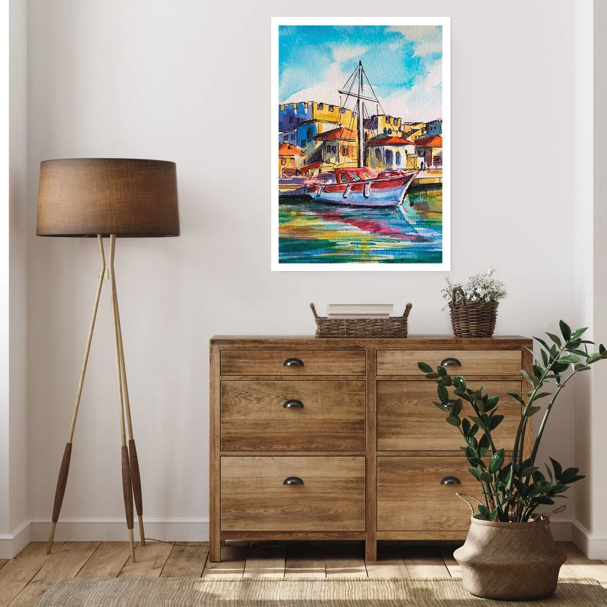 Plagát - Dúhové popoludnie - 40x50 cm