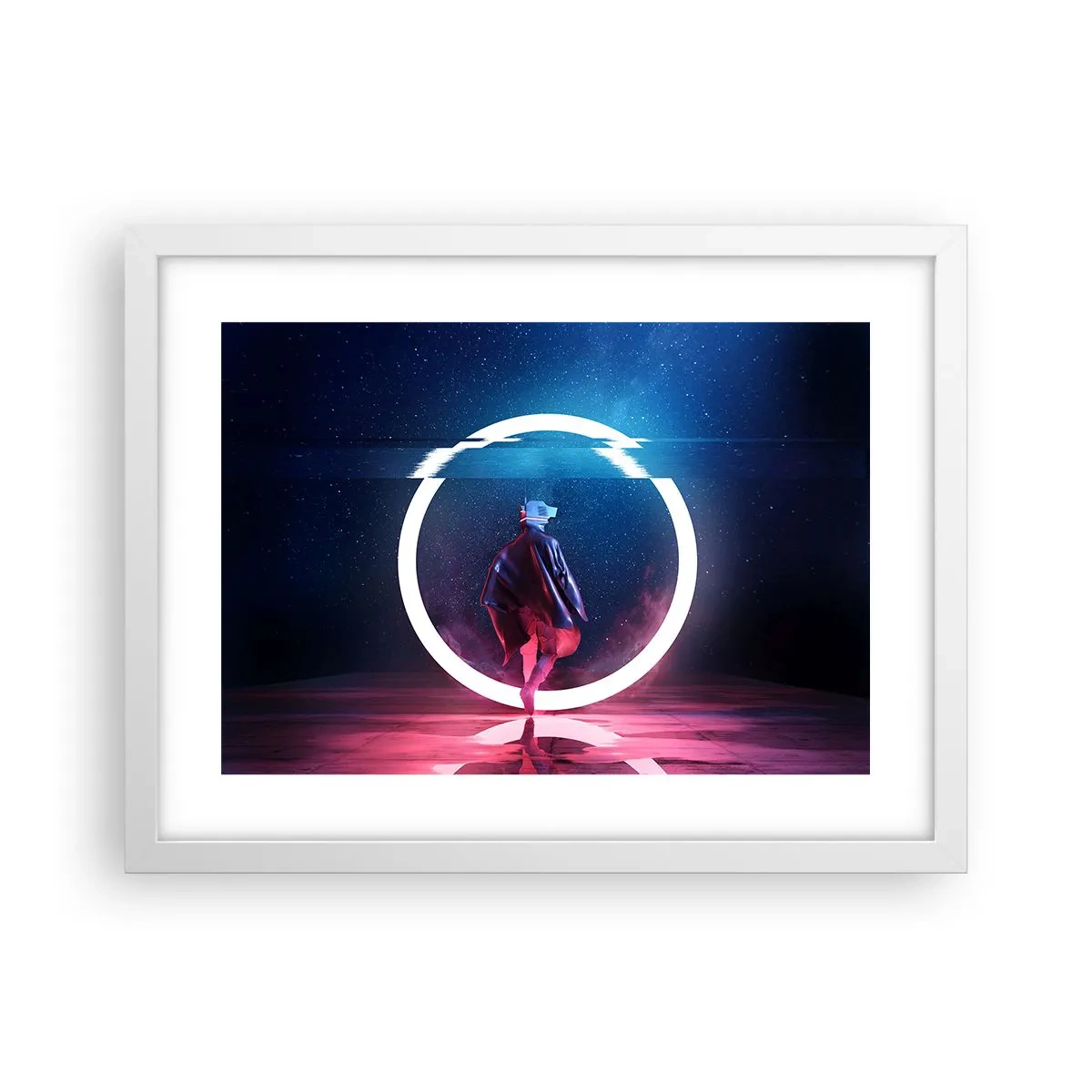 Plagát v bielom ráme - Medzi svetmi - 40x30 cm