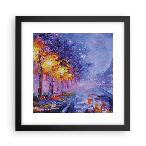 Plagát v čiernom ráme - Prechádzka snov - 30x30 cm