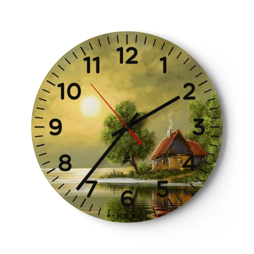 Nástenné hodiny - Krásne, ako z obrázku - 40x40 cm
