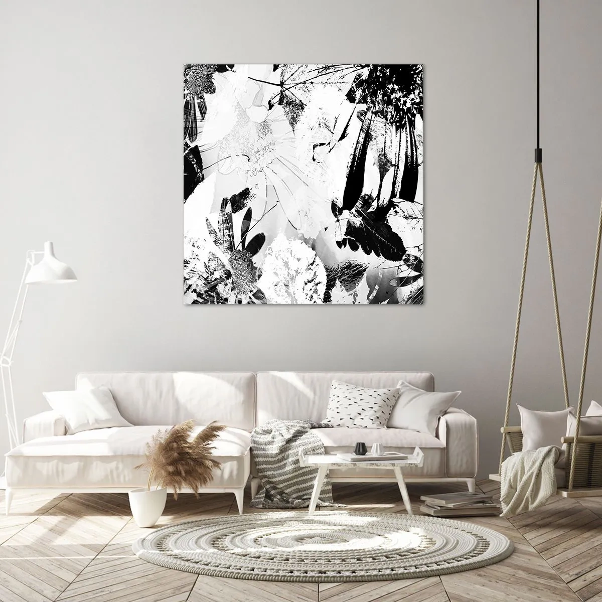 Obraz na plátne - Jeseň v negatíve - 60x60 cm