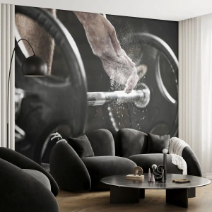 Fototapeta Standard Eco - Výzva prijatá! - Šport, telocvičňa, Zdvíhať závažia - 500x350 cm