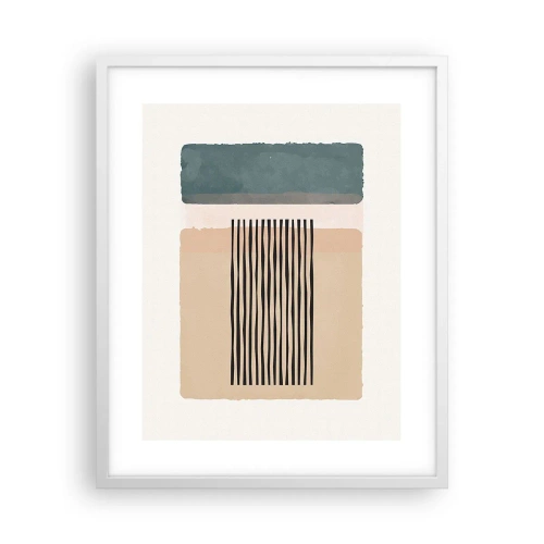 Plagát v bielom ráme - Všetko v poriadku - 40x50 cm