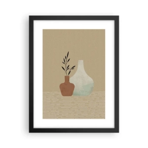 Plagát v čiernom ráme - Váza a jej myšlienka - 30x40 cm