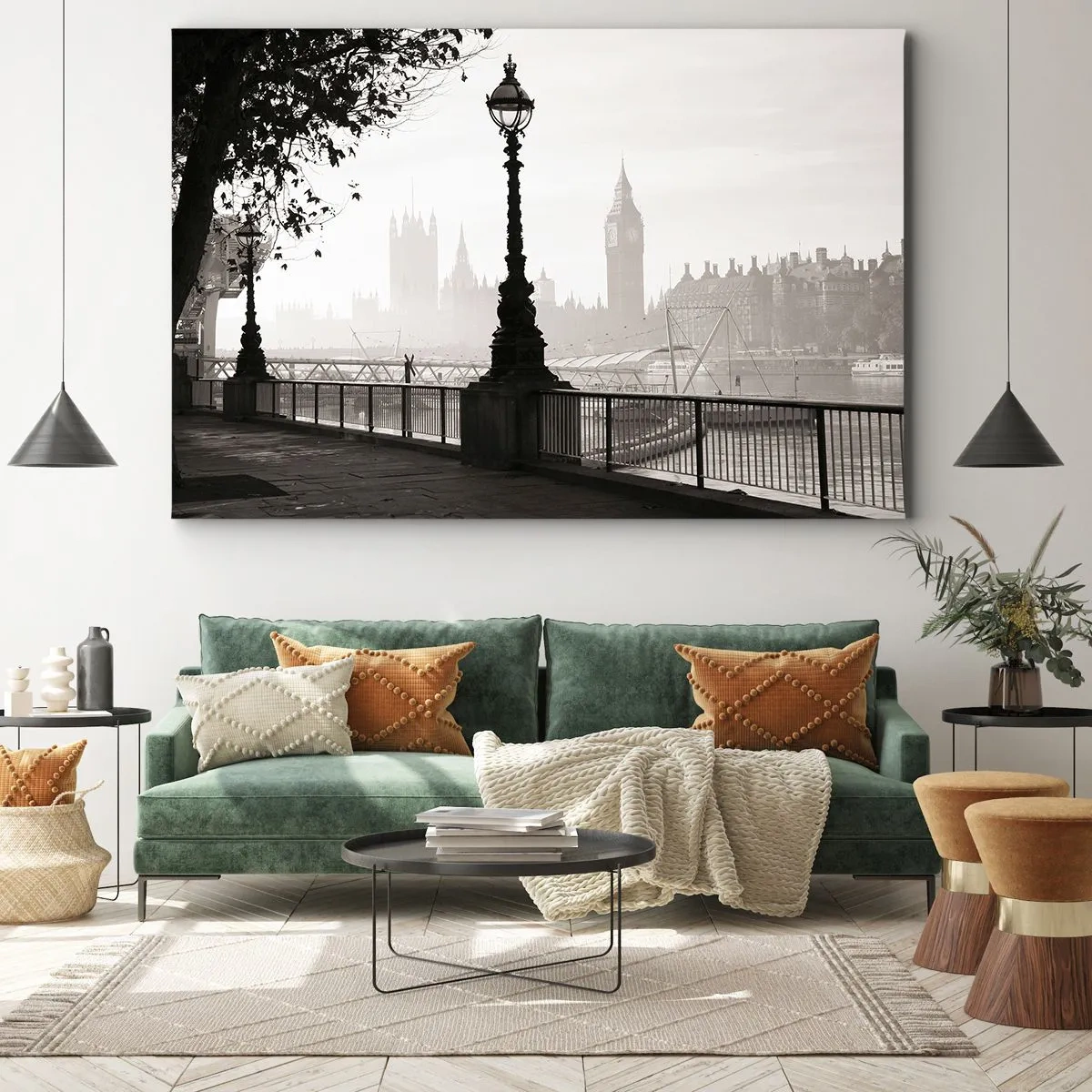 Obraz na plátne - Londýnske ráno - 100x70 cm