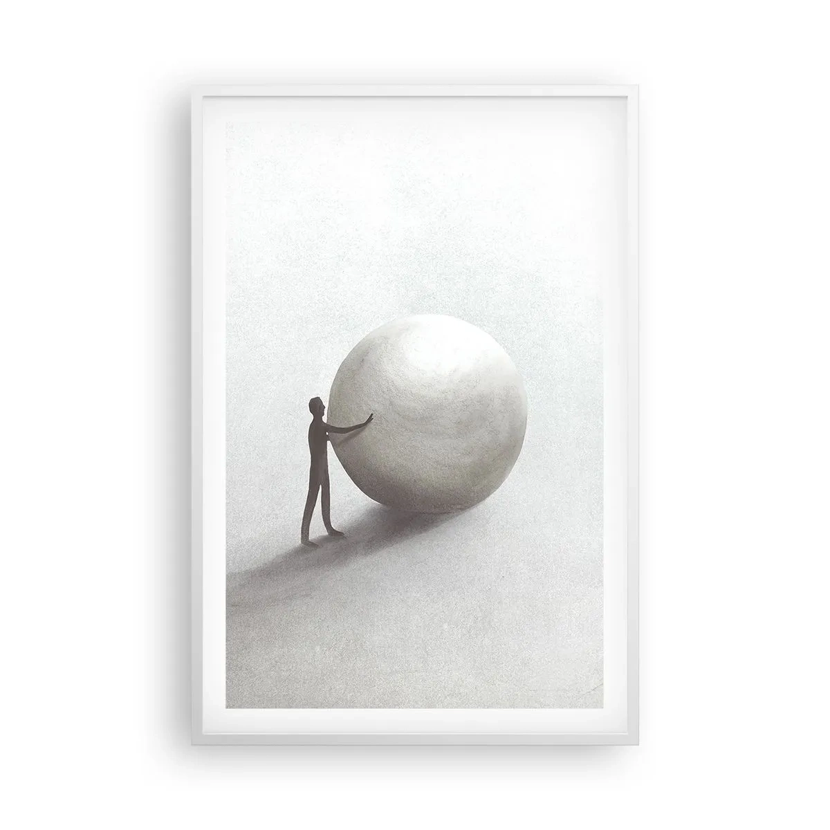 Plagát v bielom ráme - Hra života - 61x91 cm