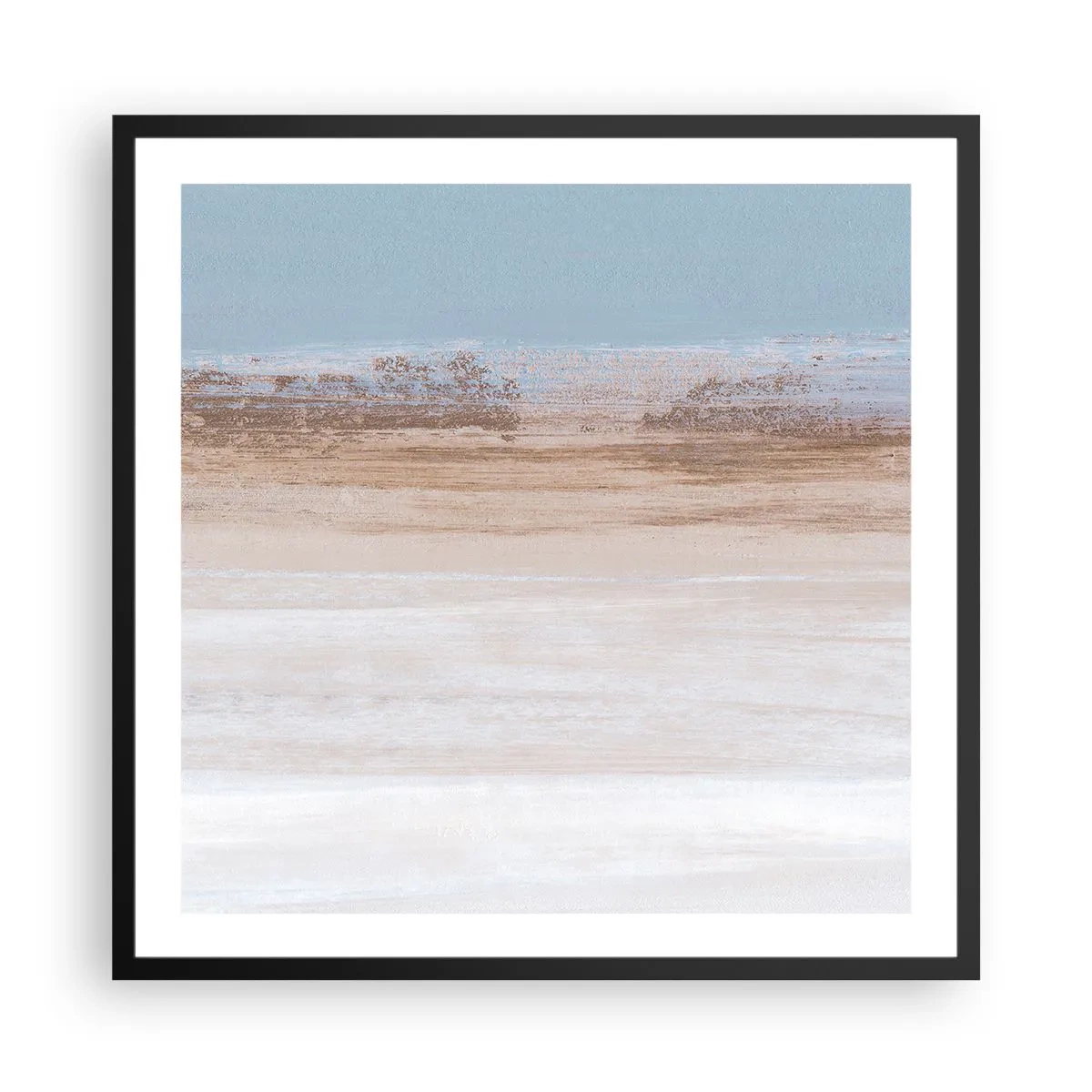 Plagát v čiernom ráme - Dvojznačná krajina - 60x60 cm