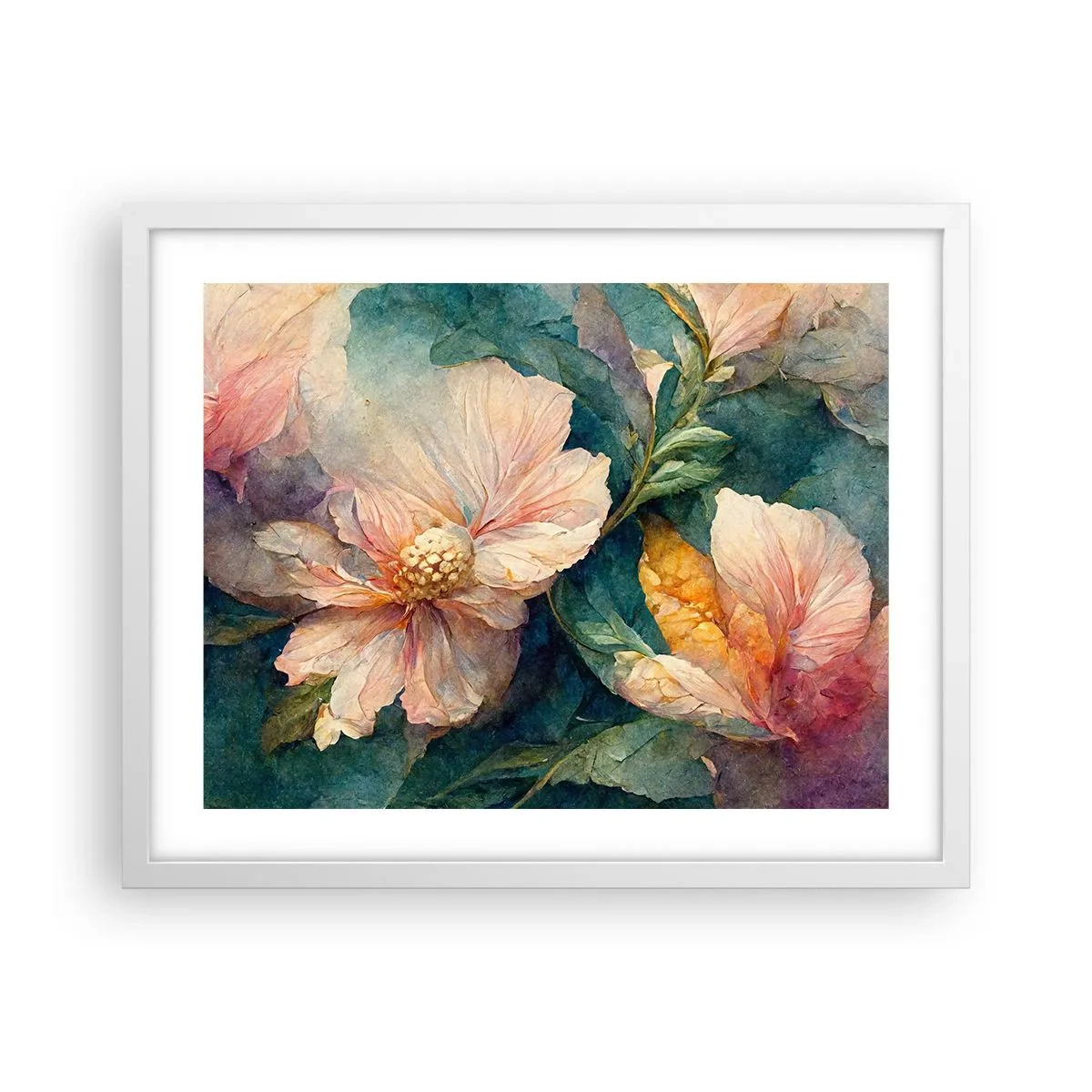 Plagát v bielom ráme - Číra subtílnosť - 50x40 cm