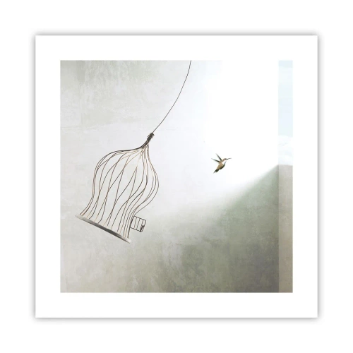 Plagát - Vo svojom živle - 40x40 cm