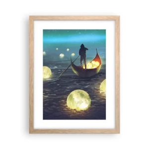 Plagát v ráme zo svetlého duba - Veci, o ktorých sa filozofom nezdá - 30x40 cm