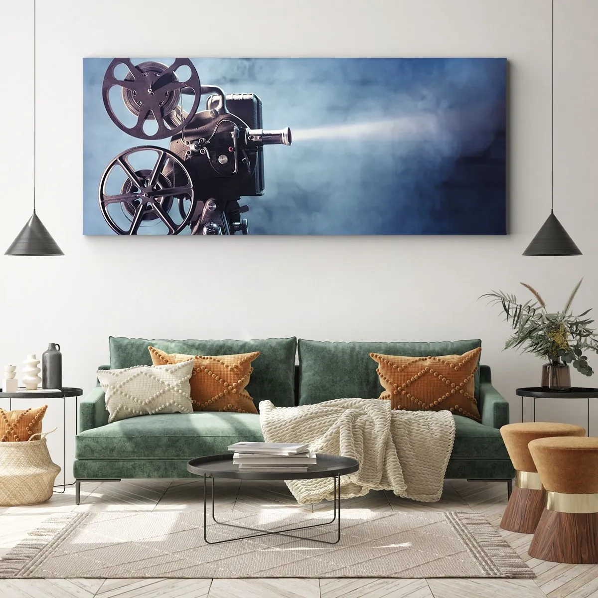 Obraz na plátne - V starom kine - 140x50 cm
