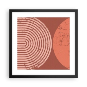 Plagát v čiernom ráme - Blízky vzťah - 40x40 cm