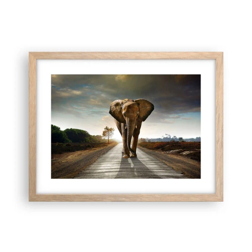 Plagát v ráme zo svetlého duba - A vôbec nie v sklade porcelánu - 40x30 cm