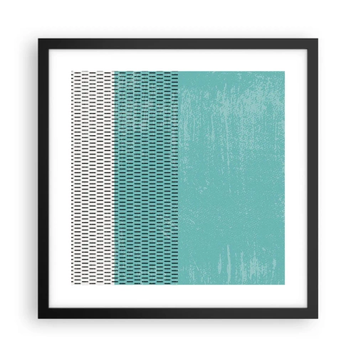 Plagát v čiernom ráme - Vyvážená kompozícia - 40x40 cm