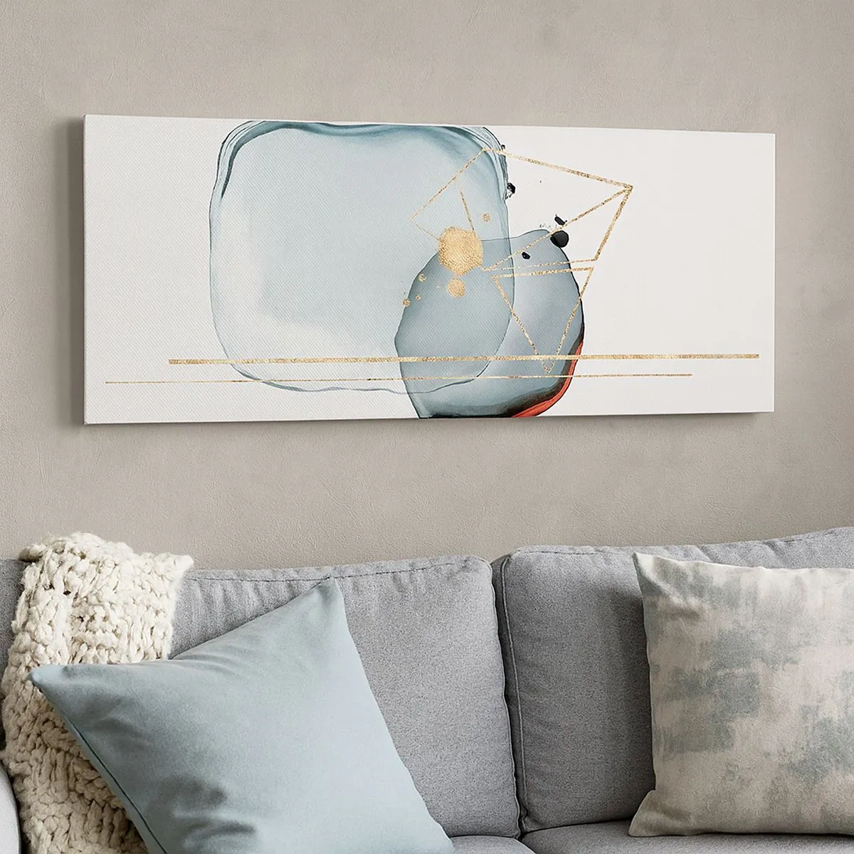 Obraz na plátne - Štúdia kvapky - 100x40 cm