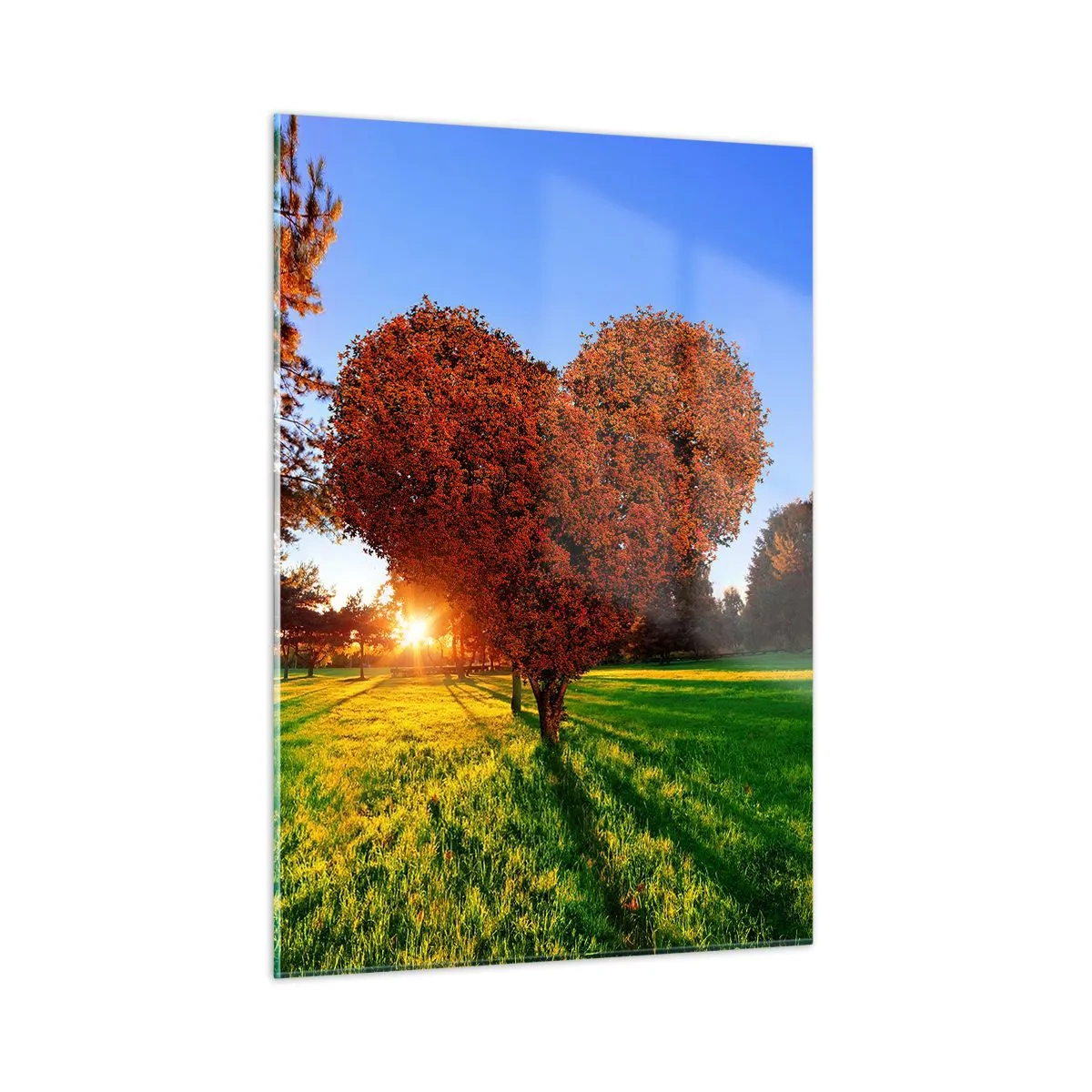 Obraz na skle - Ako nemilovať jeseň - 50x70 cm