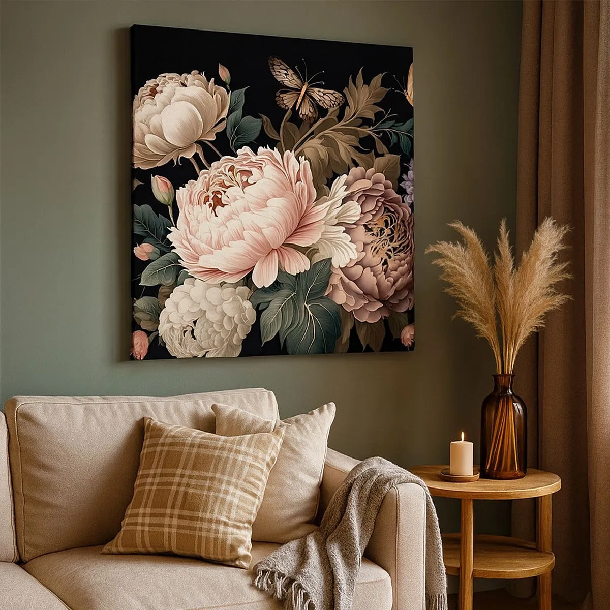 Obraz na plátne - V barokovom štýle - 30x30 cm