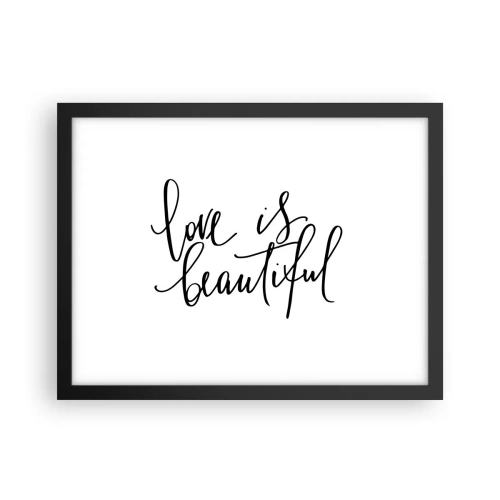 Plagát v čiernom ráme - Prečítaj a zopakuj - 40x30 cm